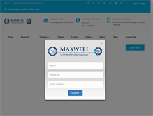Tablet Screenshot of maxwellacademy.com